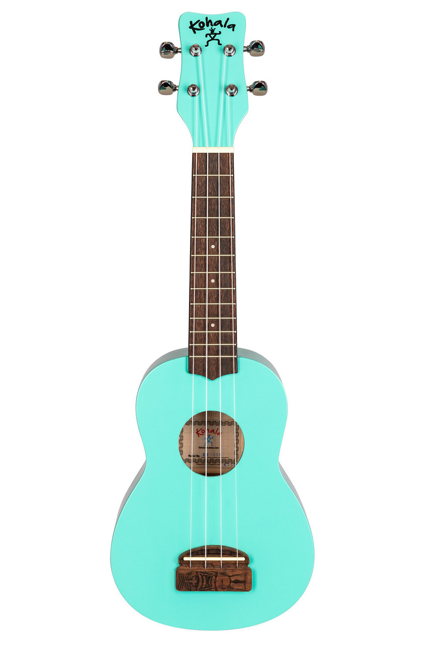 Kohala Soprano Tiki Series Ukulele Seafoam Green (KT-SSG)