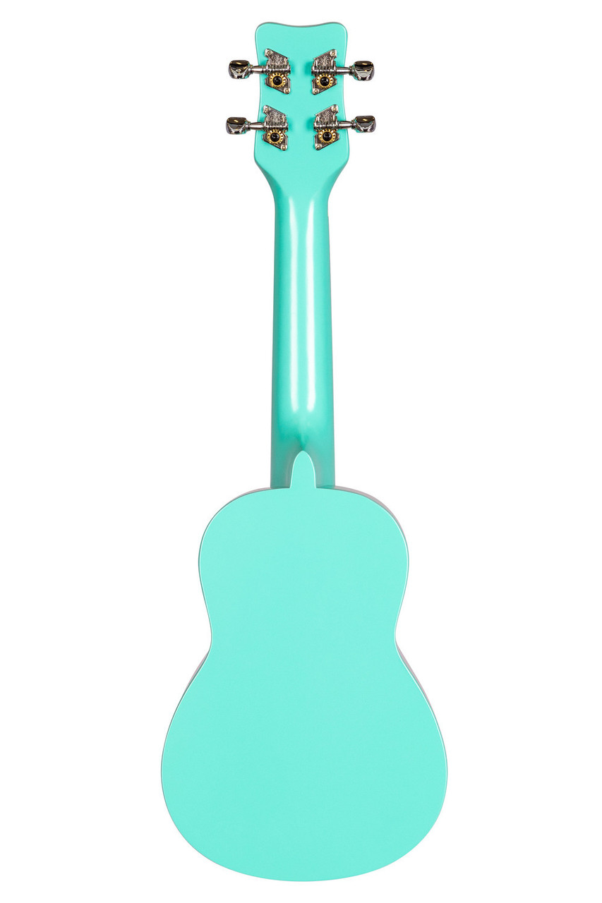 Kohala Soprano Tiki Series Ukulele Seafoam Green (KT-SSG) | Musician Madness