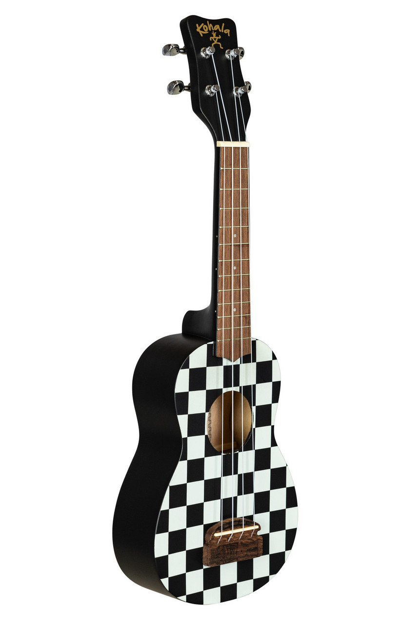 Kohala Soprano Tiki Series Ukulele Checkerboard (KT-SCB)