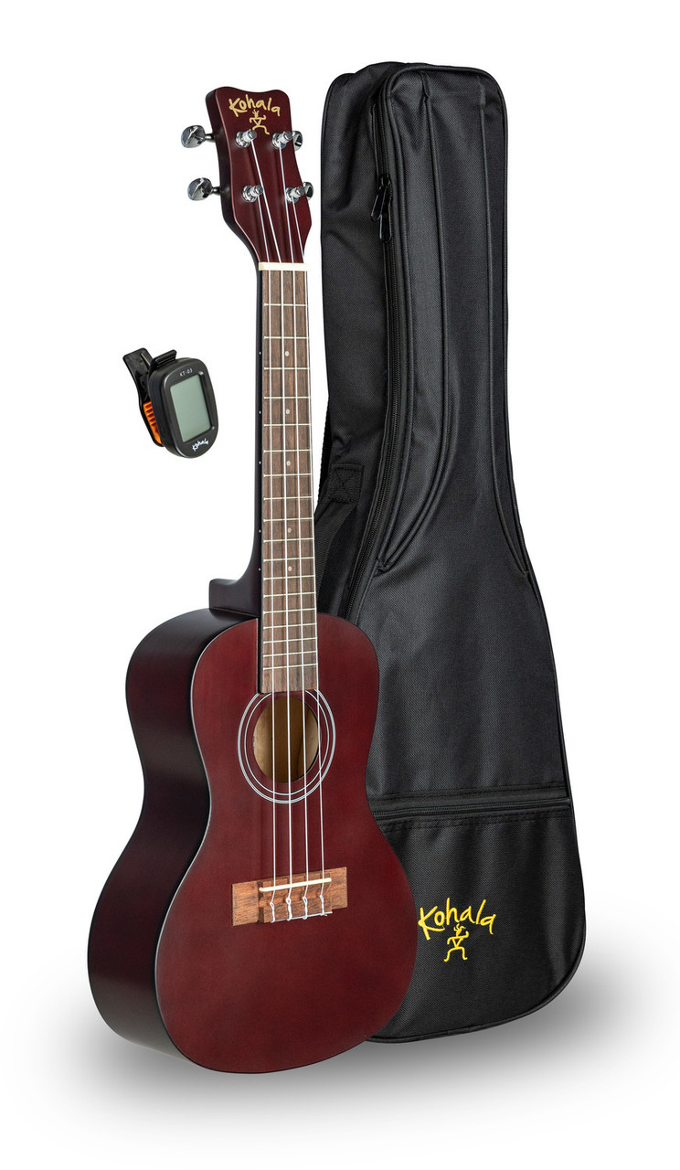 Kohala Concert Ukulele Pack W/ Bag & Tuner (KPP-C)