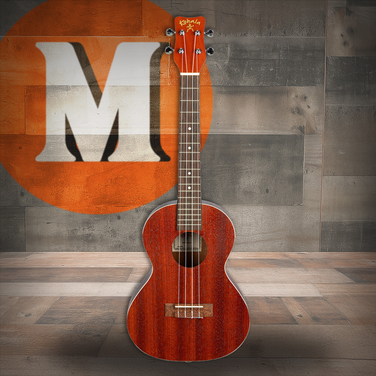 Kohala All Mahogany Tenor Ukulele W/ Passive Pickup (AK-TAE)