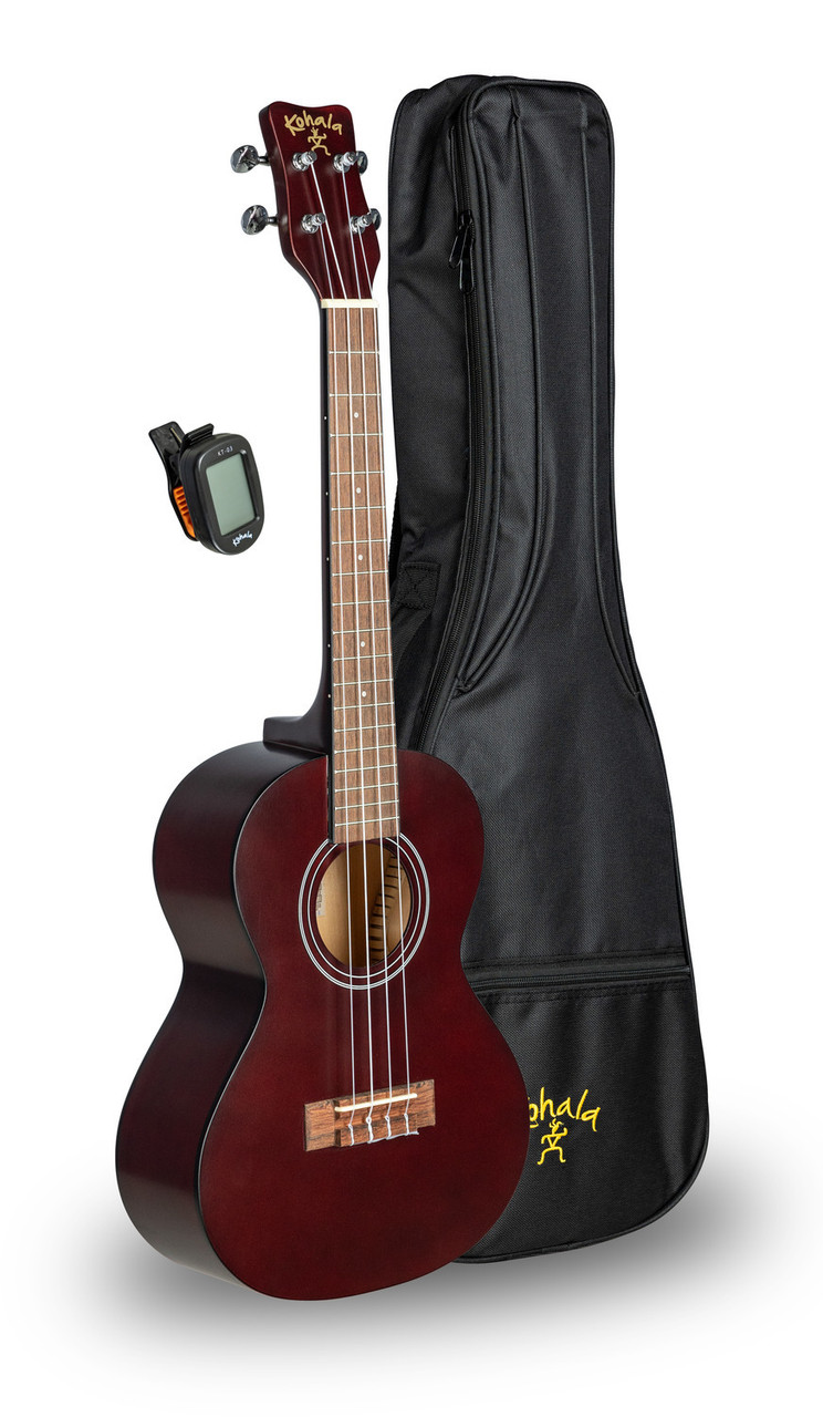 Kohala Tenor Ukulele Pack W/ Bag & Tuner (KPP-T)