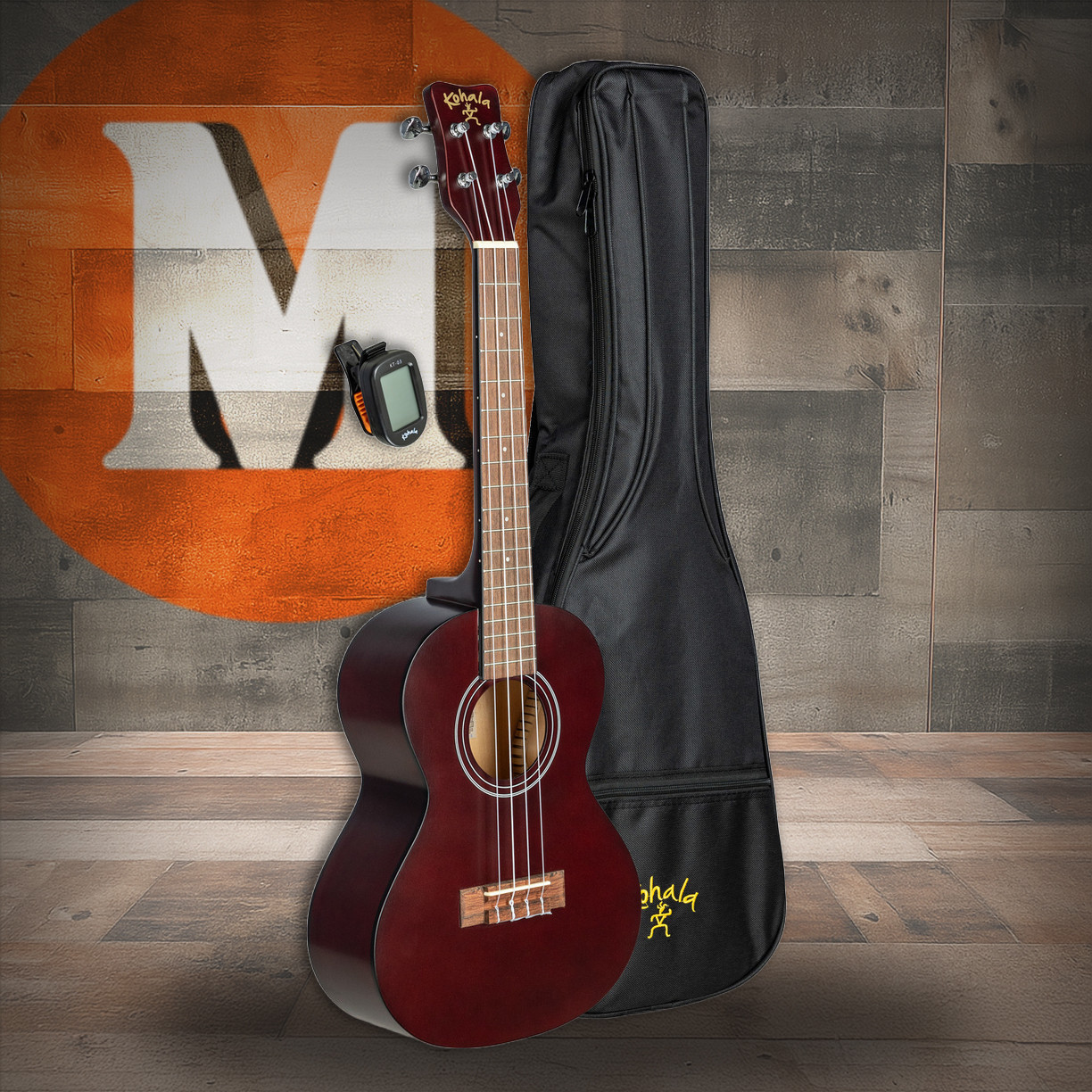 Kohala Tenor Ukulele Pack W/ Bag & Tuner (KPP-T)