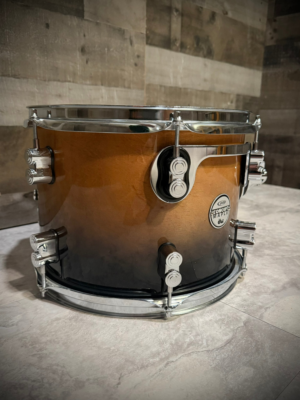 PDP Concept Maple 9x12 Tom - Charcoal Fade