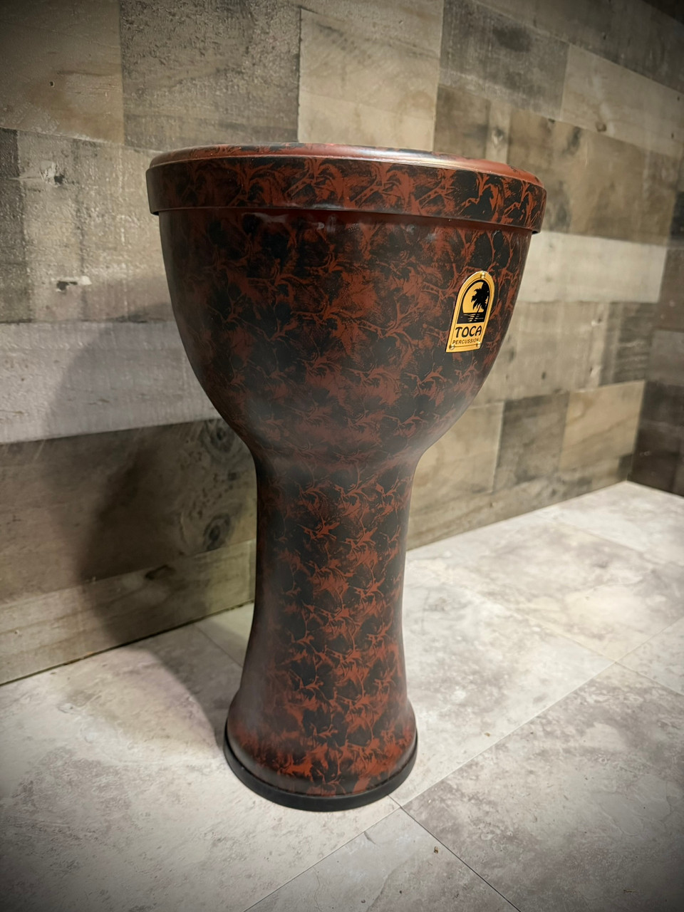 Toca Freestyle Lightweight Djembe Drum 9" Earth Tone - Open Box (SFDL-9EB) | Musician Madness
