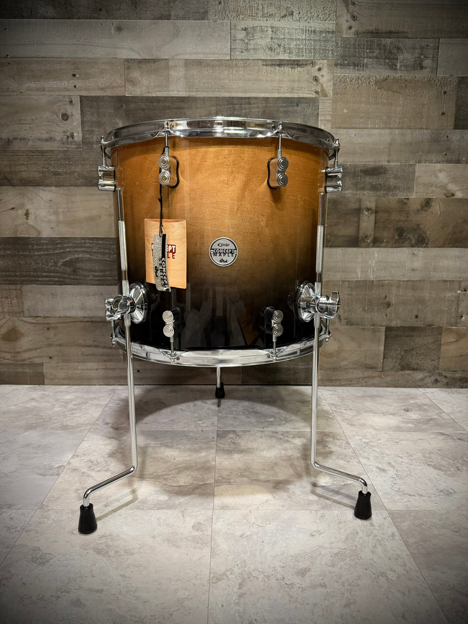 PDP Concept Maple 14x16 Floor Tom - Natural to Charcoal - Open Box
