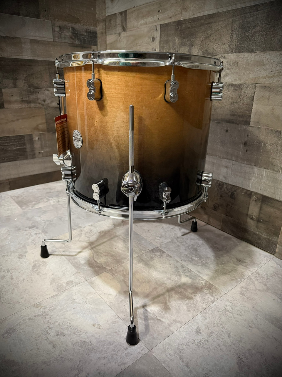 PDP Concept Maple 14x16 Floor Tom - Natural to Charcoal  - Open Box | Musician Madness