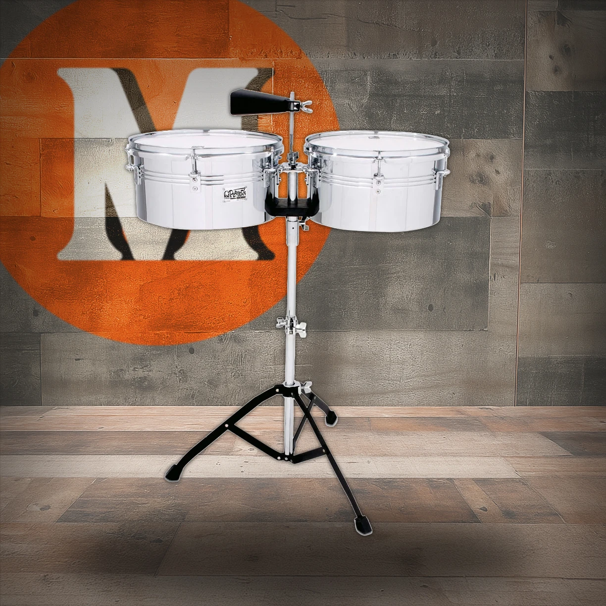 Toca Player Series Timbales 13"/14" - Steel - Open Box (T-PT1314) | Musician Madness