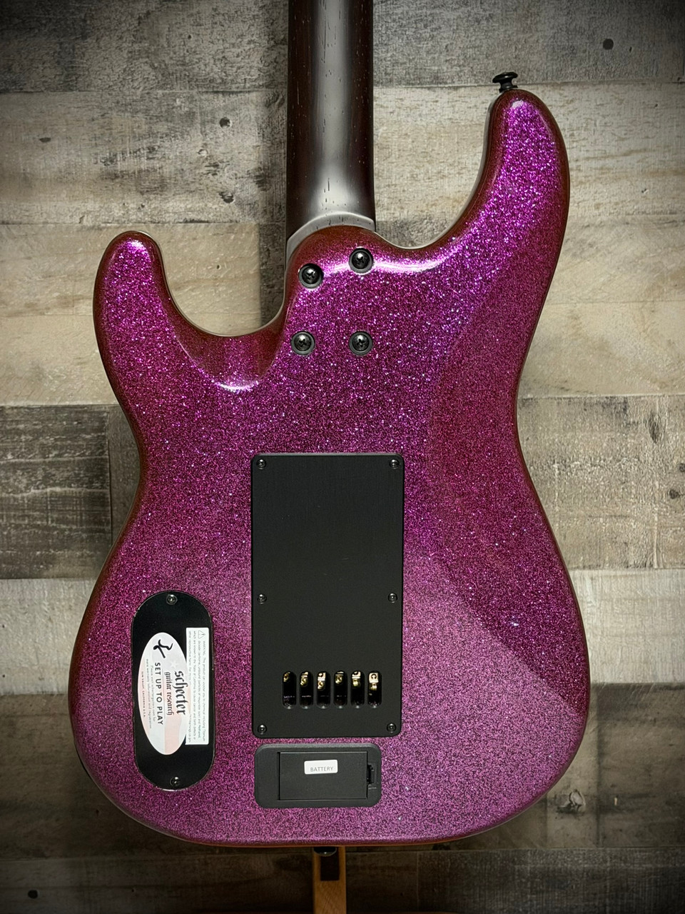 Schecter Daniel Haniß Danskimo-6 - Purple Sparkle Electric Guitar B-Stock (2289) | Musician Madness