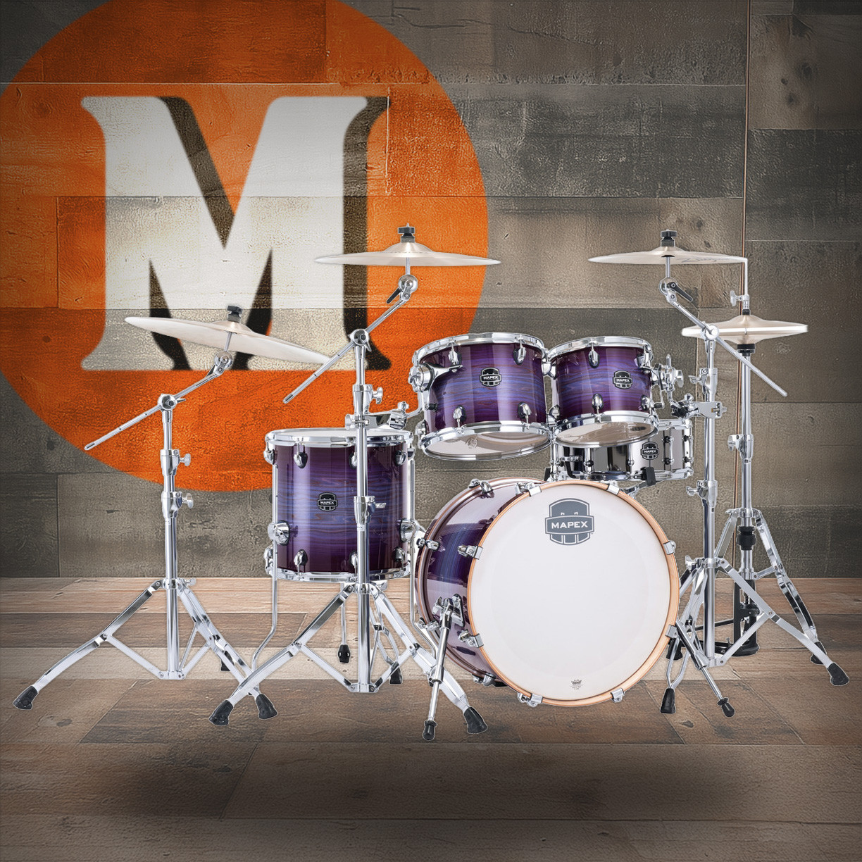 Mapex Armory Series Fusion Shell Pack - Night Sky Burst (AR504SCVL) | Musician Madness
