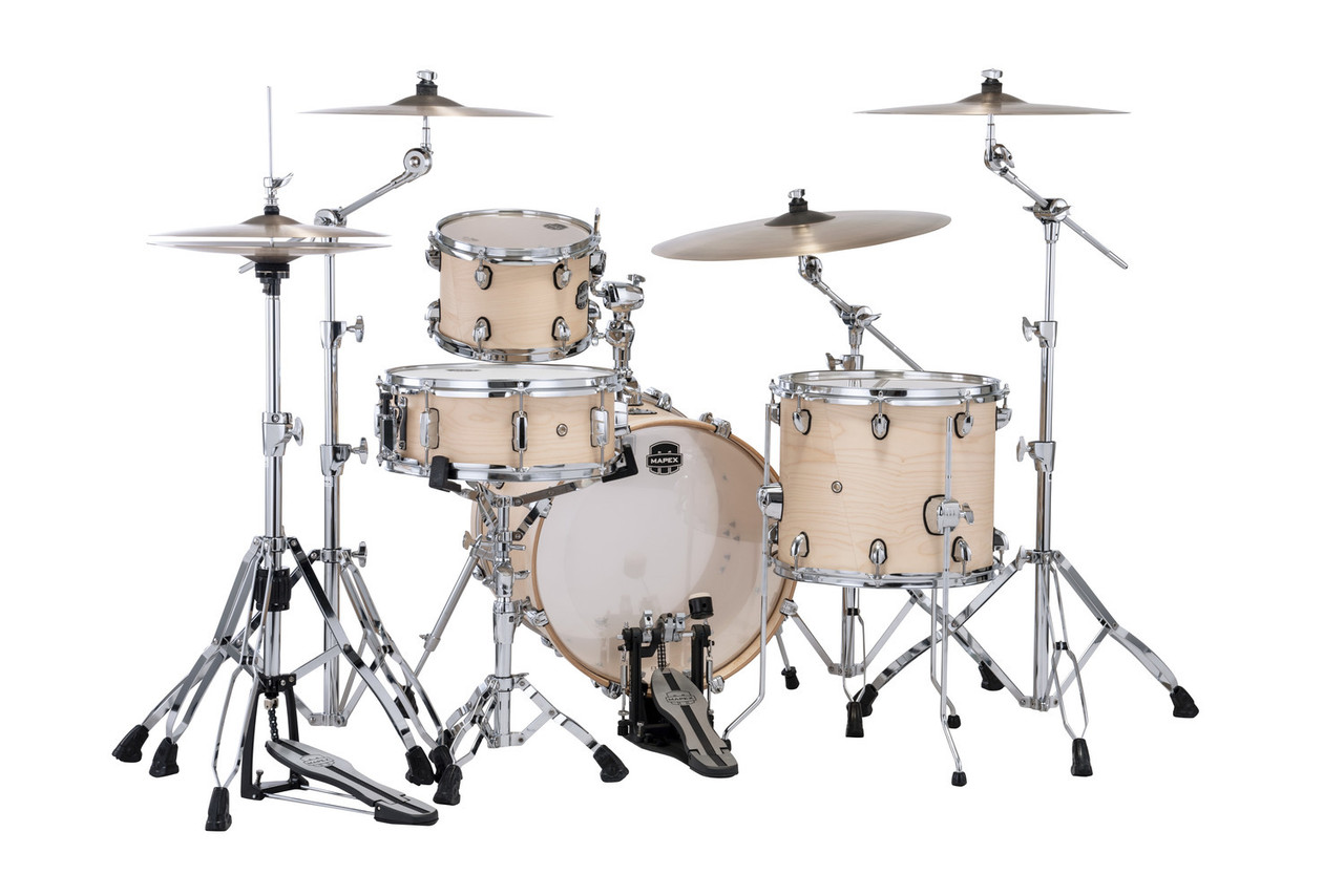 Mapex Mars Maple 4 Piece Bop Shell Pack - Natural Satin (MM486SNW) | Musician Madness