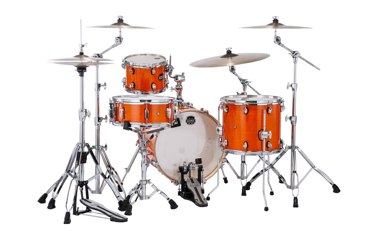 Mapex Mars Maple 4 Piece Bop Shell Pack - Glossy Amber (MM486SOG) | Musician Madness