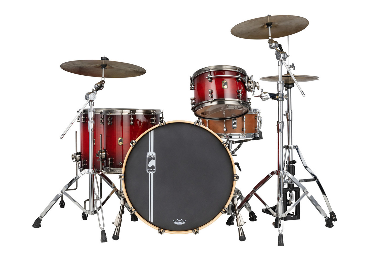Mapex Black Panther Design Lab Cherry Bomb 4 Piece Shell Pack - Rose Burst  (BPDLNC528XBHW)