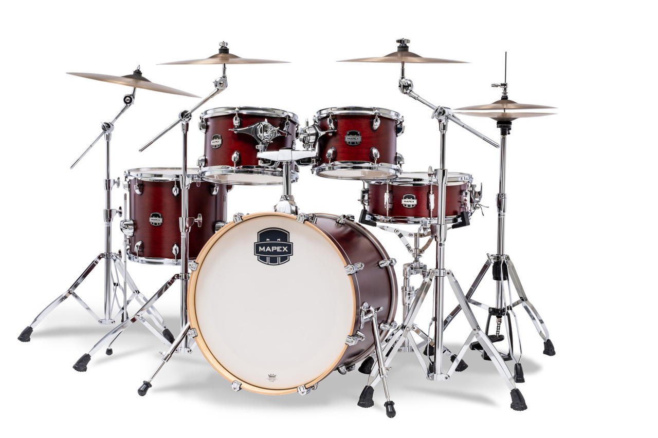 Mapex Mars Maple Fusion Shell Pack - Merlot Satin (MM504SFWI) | Musician Madness