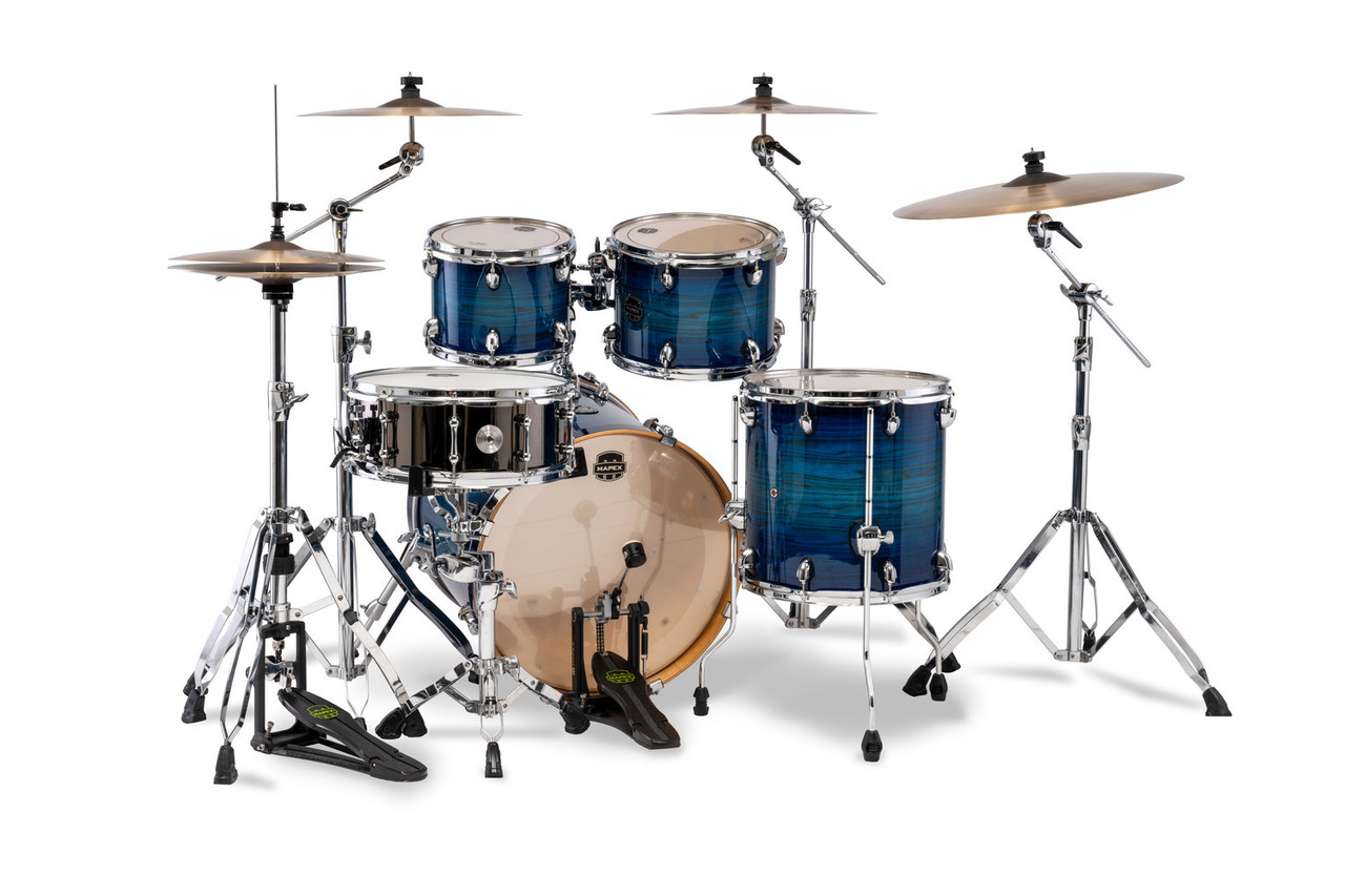 Mapex Armory Series Fusion Shell Pack - Blue Wave Burst (AR504SVNJ) | Musician Madness