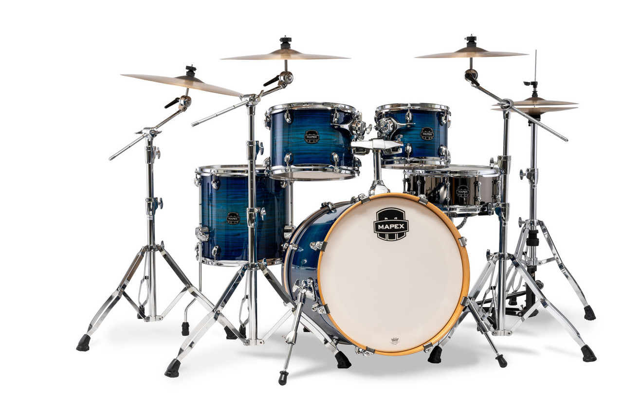 Mapex Armory Series Fusion Shell Pack - Blue Wave Burst (AR504SVNJ) | Musician Madness