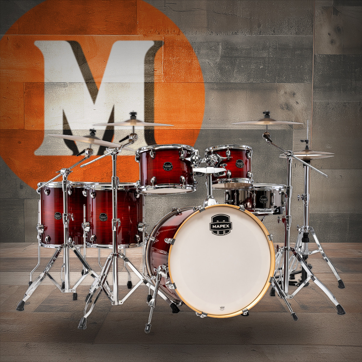 Mapex Armory Studioease Shell Pack - Red Onyx Burst (AR628SVNR)