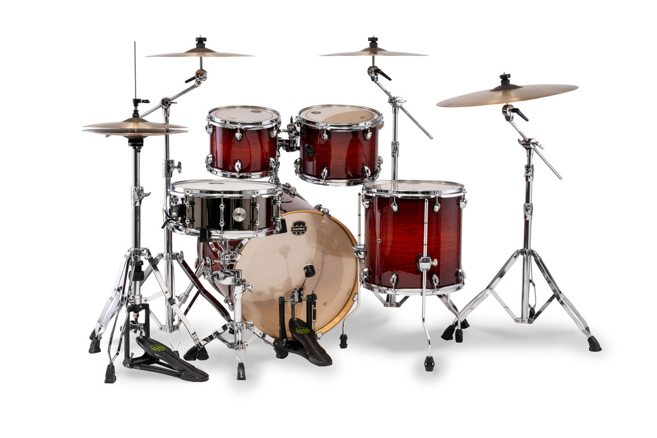 Mapex Armory Series Fusion Shell Pack - Red Onyx Burst (AR504SVNR) | Musician Madness