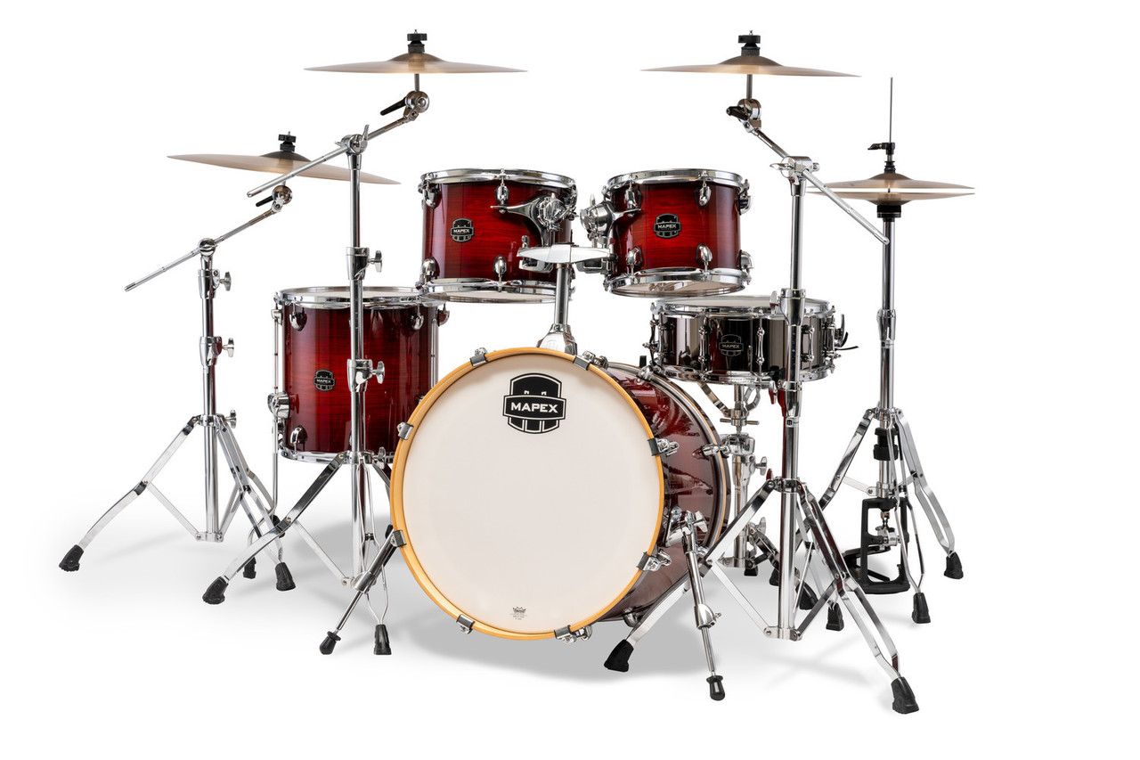 Mapex Armory Series Fusion Shell Pack - Red Onyx Burst (AR504SVNR) | Musician Madness