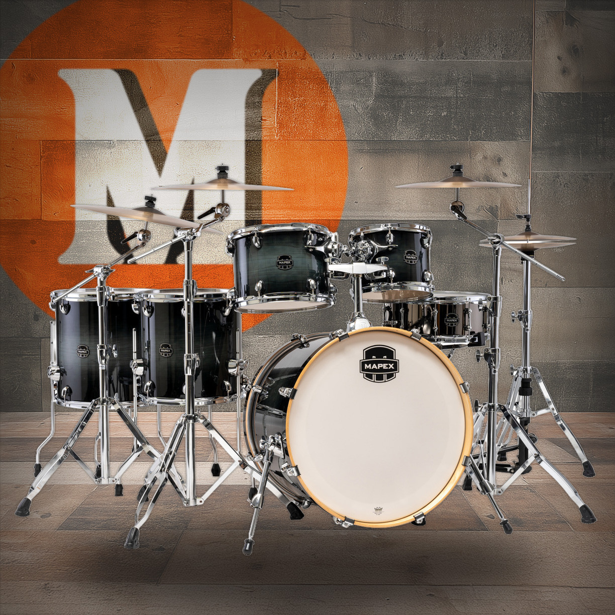 Mapex Armory Studioease Shell Pack - Black Onyx Burst (AR628SVOZ) | Musician Madness