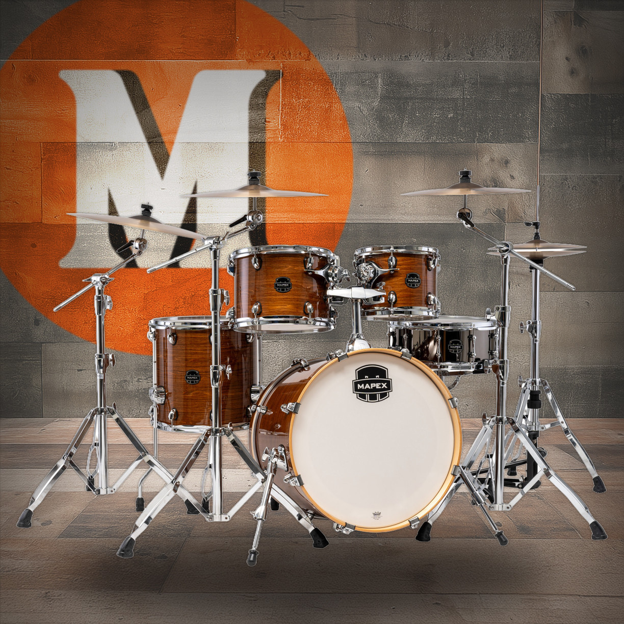 Mapex Armory Series Fusion Shell Pack - Roasted Chestnut (AR504SVWJ) | Musician Madness