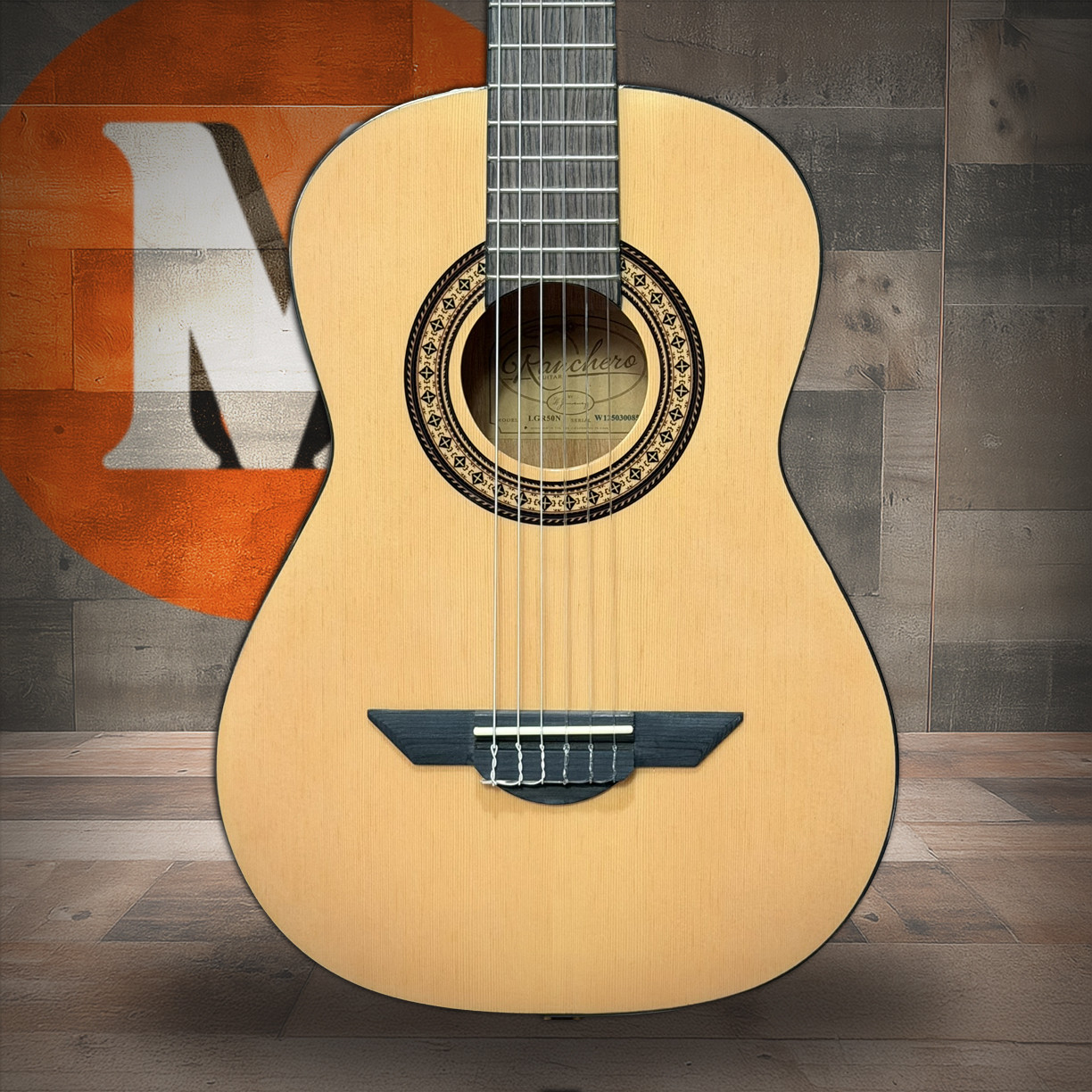 H. Jimenez 1/2 Size Nylon String Acoustic Guitar (LGR50N) | Musician Madness