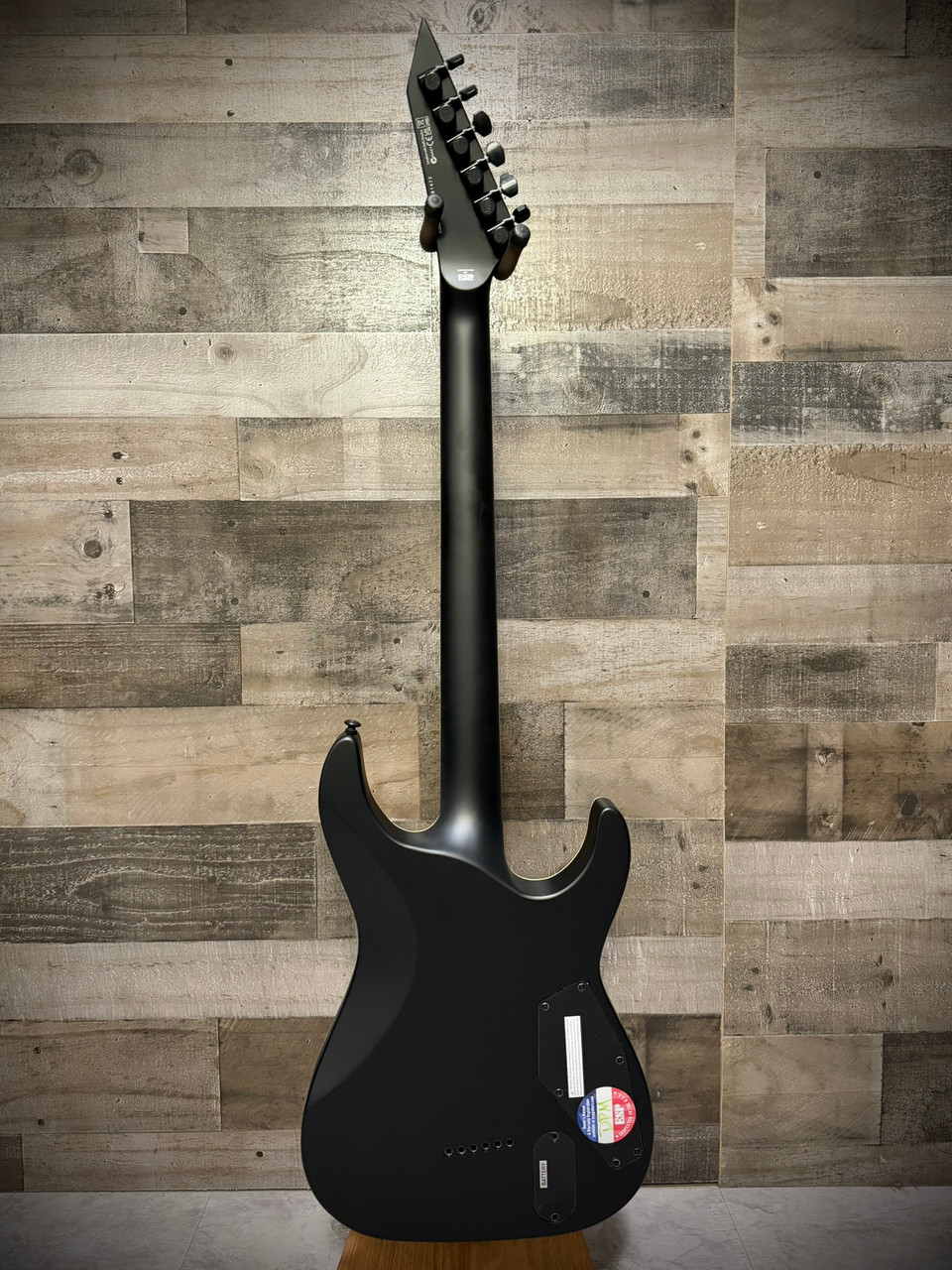 ESP LTD M-1000B Baritone Electric Guitar Black Satin (LM1000BBLKSLH) | Musician Madness