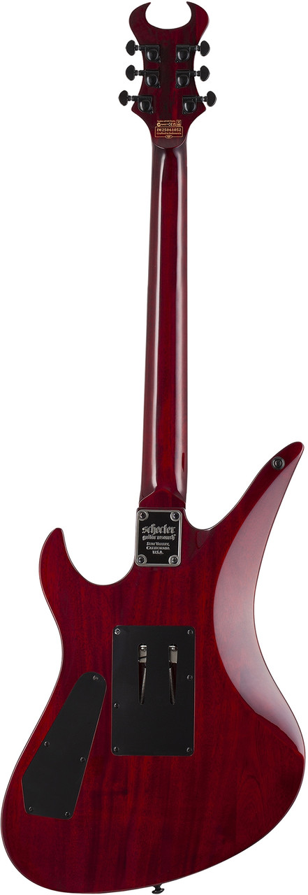 Schecter 1753-SHC Synyster Standard Plus 6 String Electric Guitar - Transparent Deep Red (1753) | Musician Madness