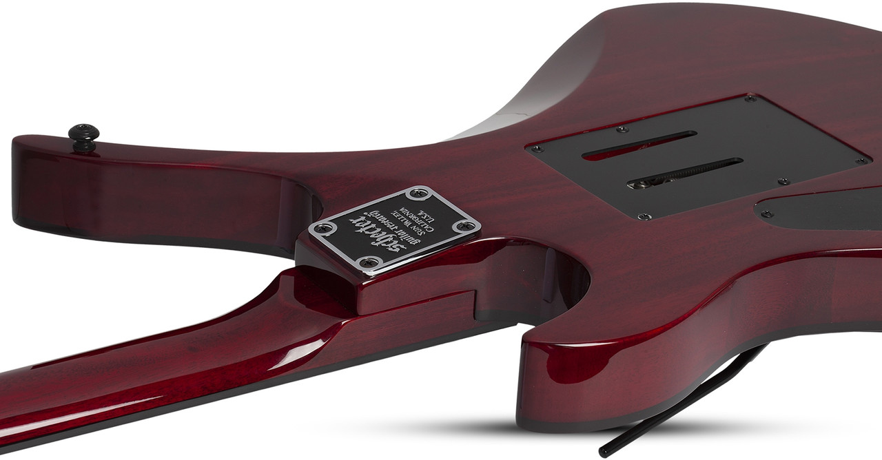 Schecter 1753-SHC Synyster Standard Plus 6 String Electric Guitar - Transparent Deep Red (1753) | Musician Madness