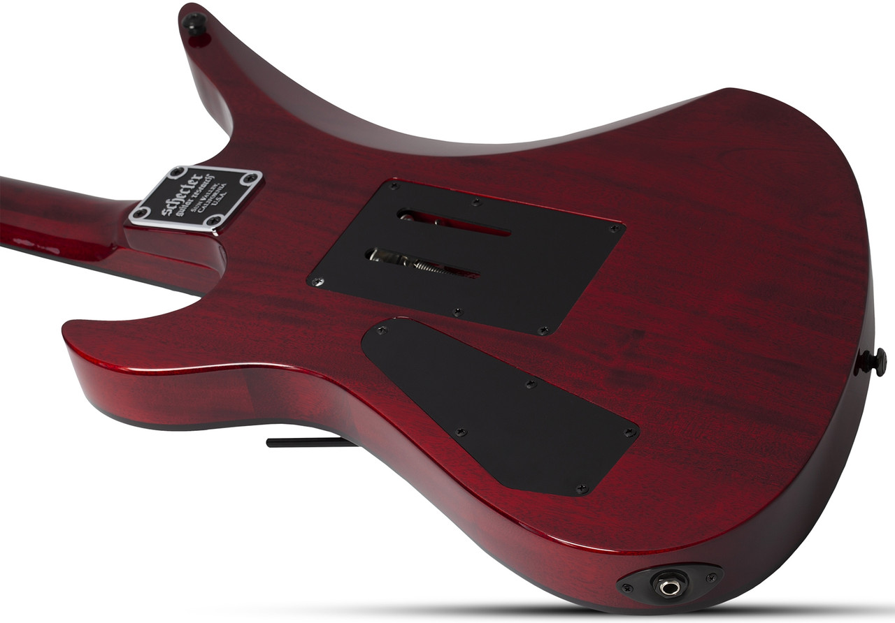 Schecter 1753-SHC Synyster Standard Plus 6 String Electric Guitar - Transparent Deep Red (1753) | Musician Madness