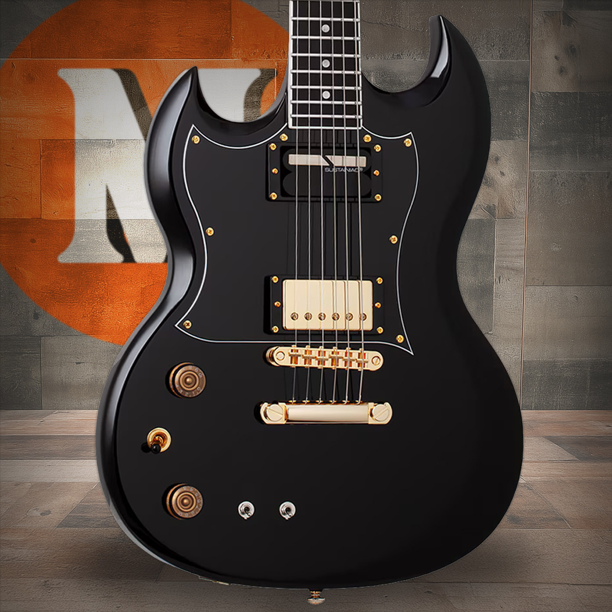 Schecter ZV-H6LLYW66D-S Left Hand Zacky Vengeance Signature Guitar