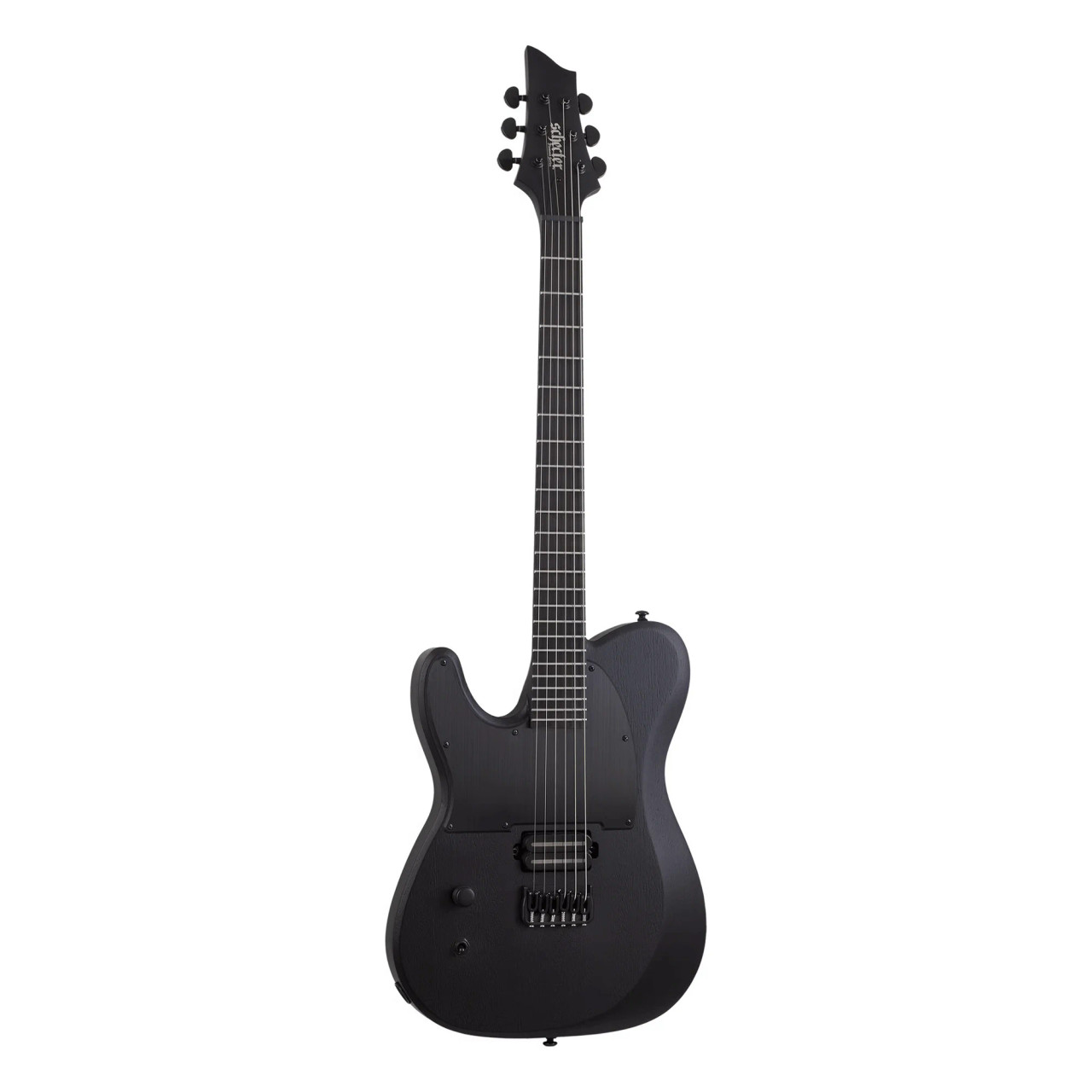 Schecter PT Black Ops Left Hand Electric Guitar - Satin Black (623) | Musician Madness
