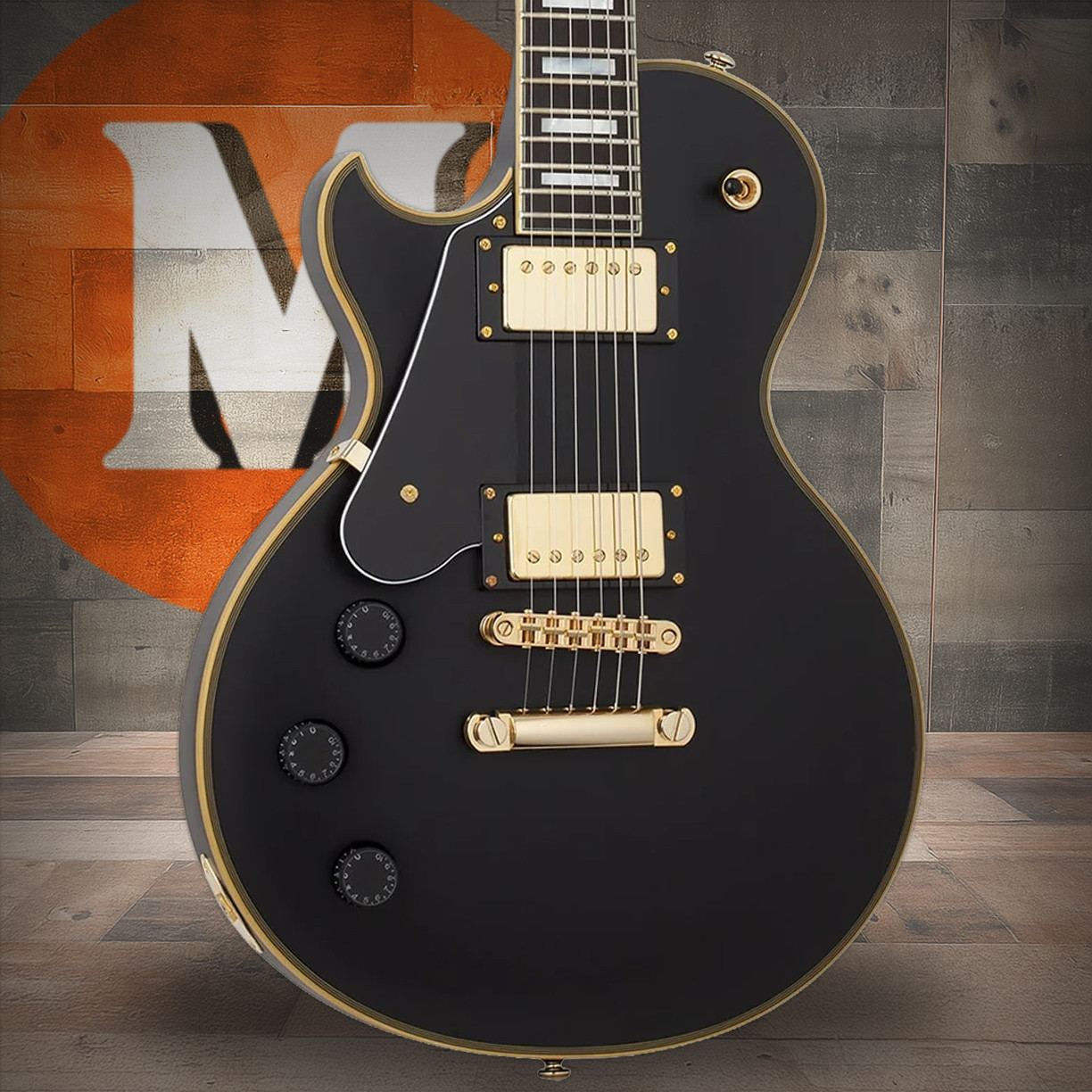 Schecter Solo II Custom Left Handed Electric Guitar - Aged Black Satin (662) | Musician Madness