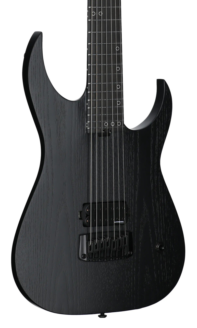 Schecter Keith Merrow KM-7 MK-III EX 7-string Baritone Electric Guitar - Satin Black Open Pore (882)