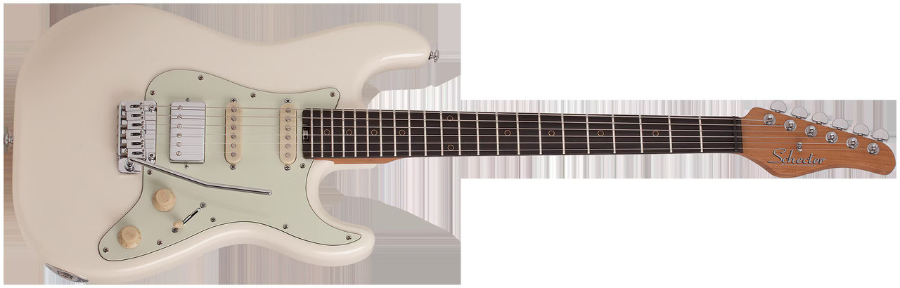Schecter Nick Johnston Traditional HSS Electric Guitar - Atomic Snow (1541) | Musician Madness