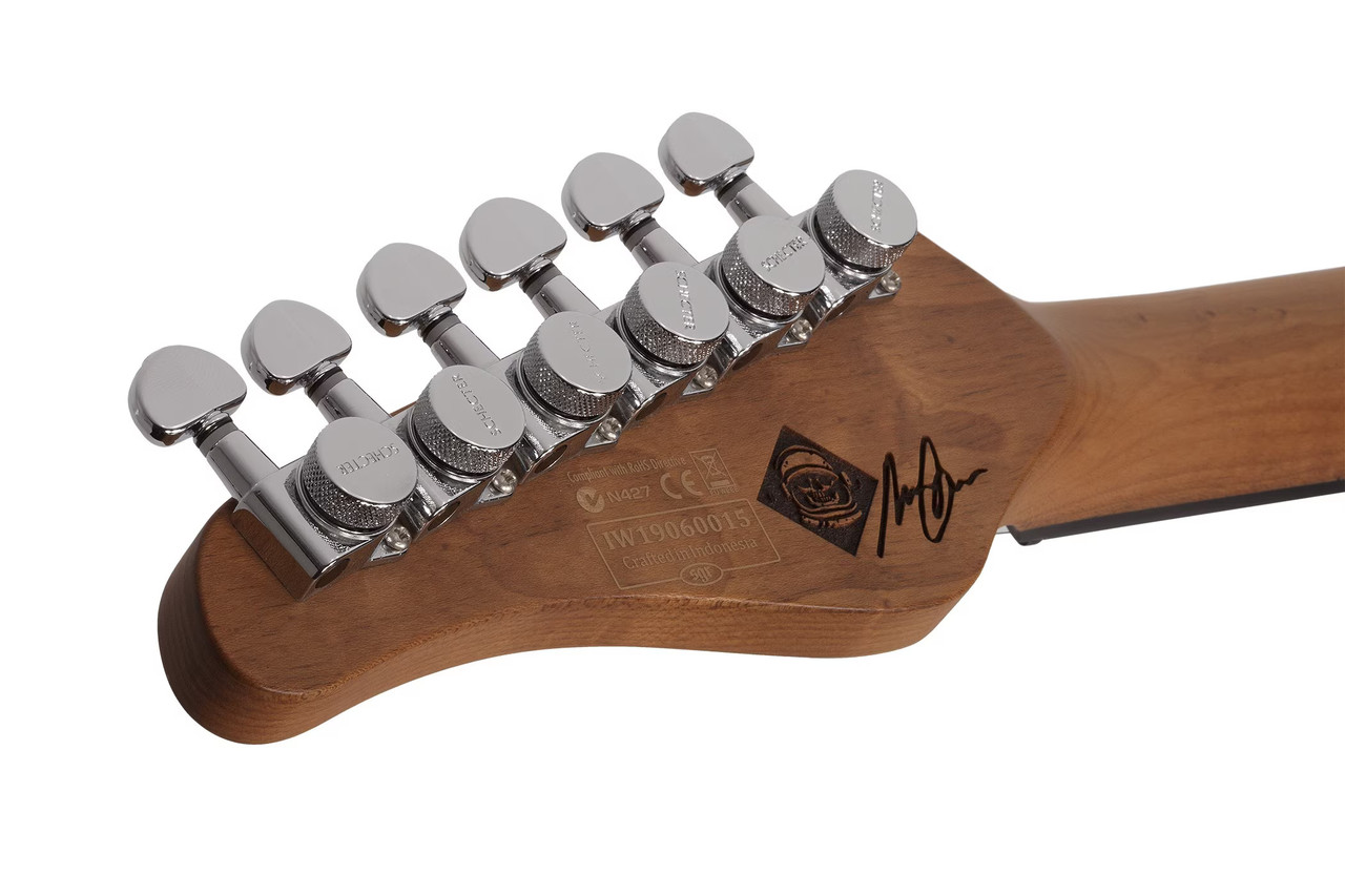 Schecter Nick Johnston Traditional HSS Electric Guitar - Atomic Snow (1541) | Musician Madness