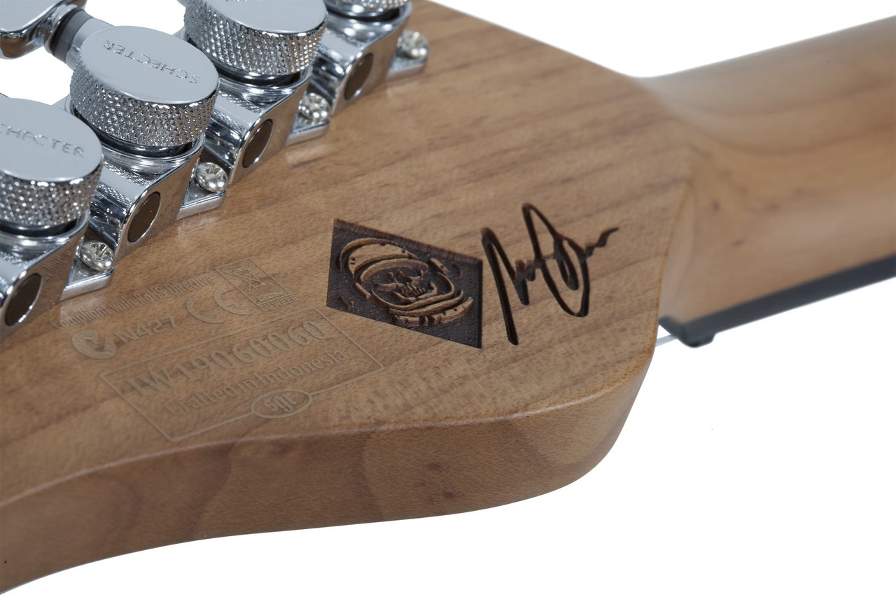 Schecter Nick Johnston Traditional HSS Electric Guitar - Atomic Snow (1541) | Musician Madness