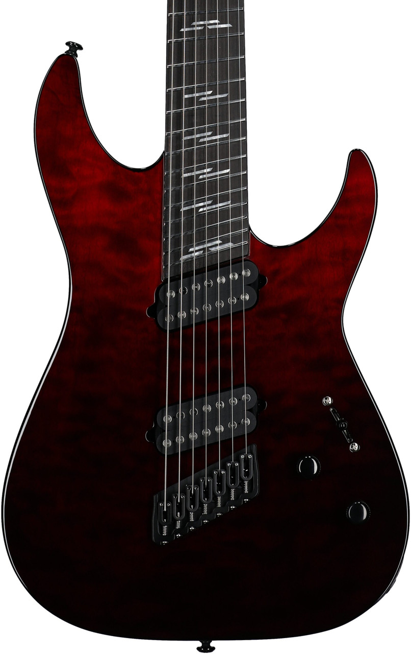 Schecter Reaper-7 Elite Multiscale 7-string Electric Guitar - Blood Burst (2182) | Musician Madness