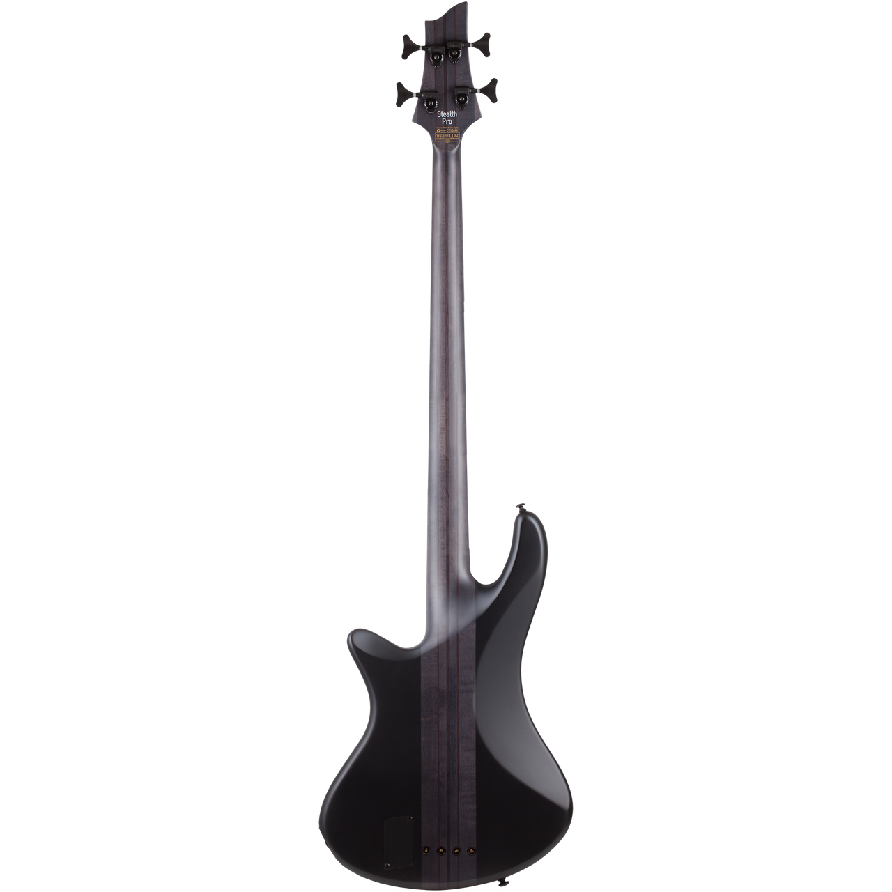 Schecter Stiletto-4 Stealth Pro EX Bass Guitar - Satin Black (2272) | Musician Madness