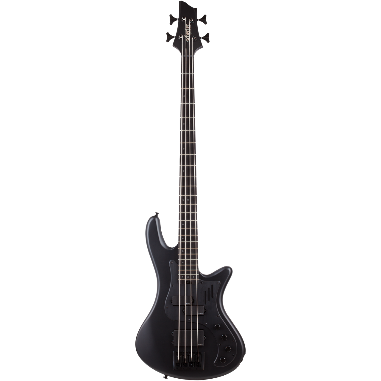 Schecter Stiletto-4 Stealth Pro EX Bass Guitar - Satin Black (2272) | Musician Madness