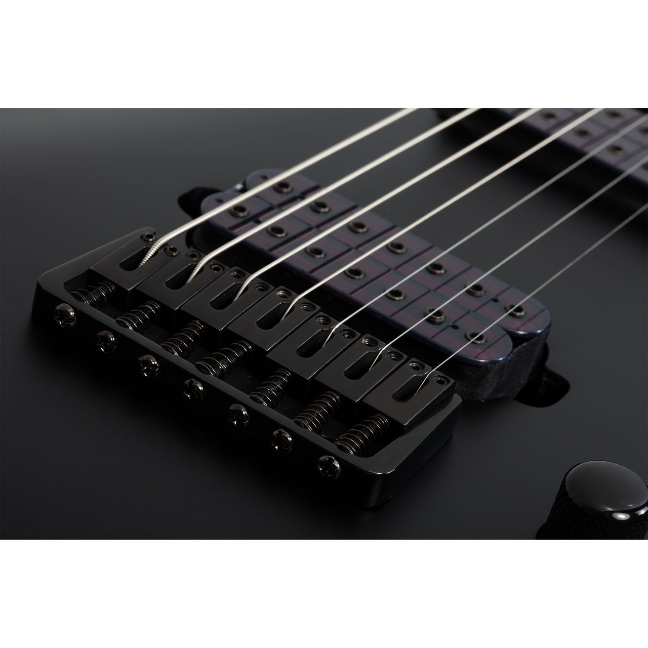 Schecter Damien-7 Electric Guitar - Satin Black (2472) | Musician Madness