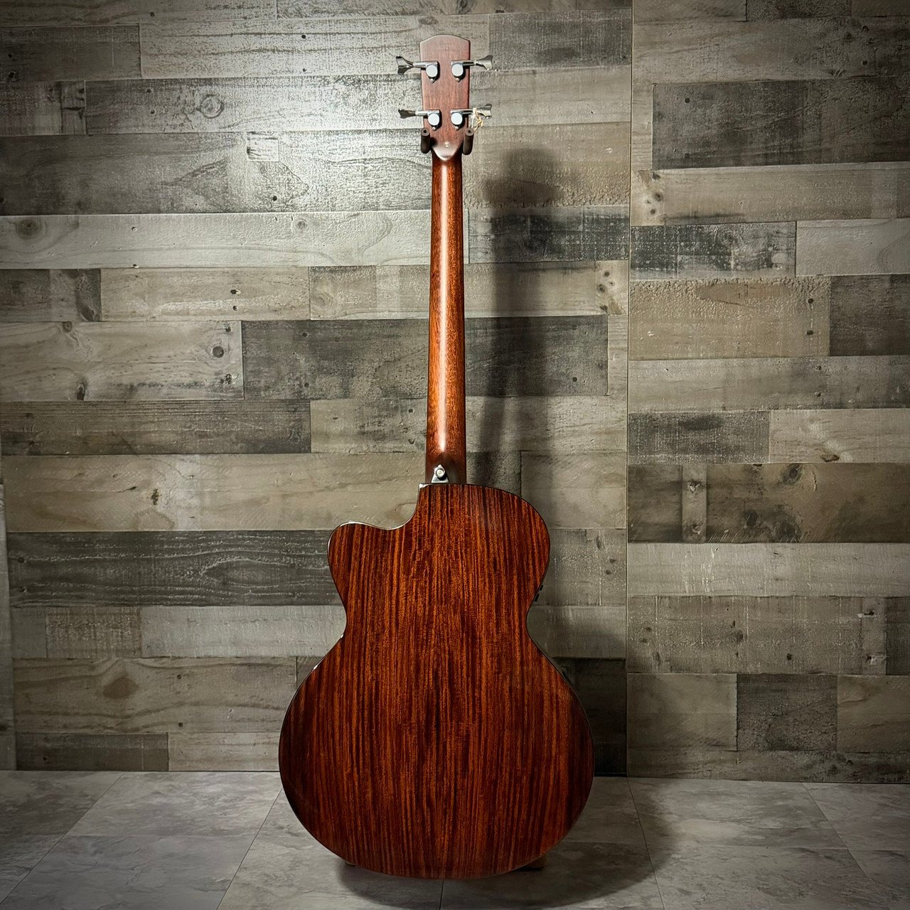 Alvarez Artist Elite Bass Guitar Acoustic Electric Shadowburst Armrest with Cutaway (AEB70CE_Armrest_Shadowburst) | Musician Madness