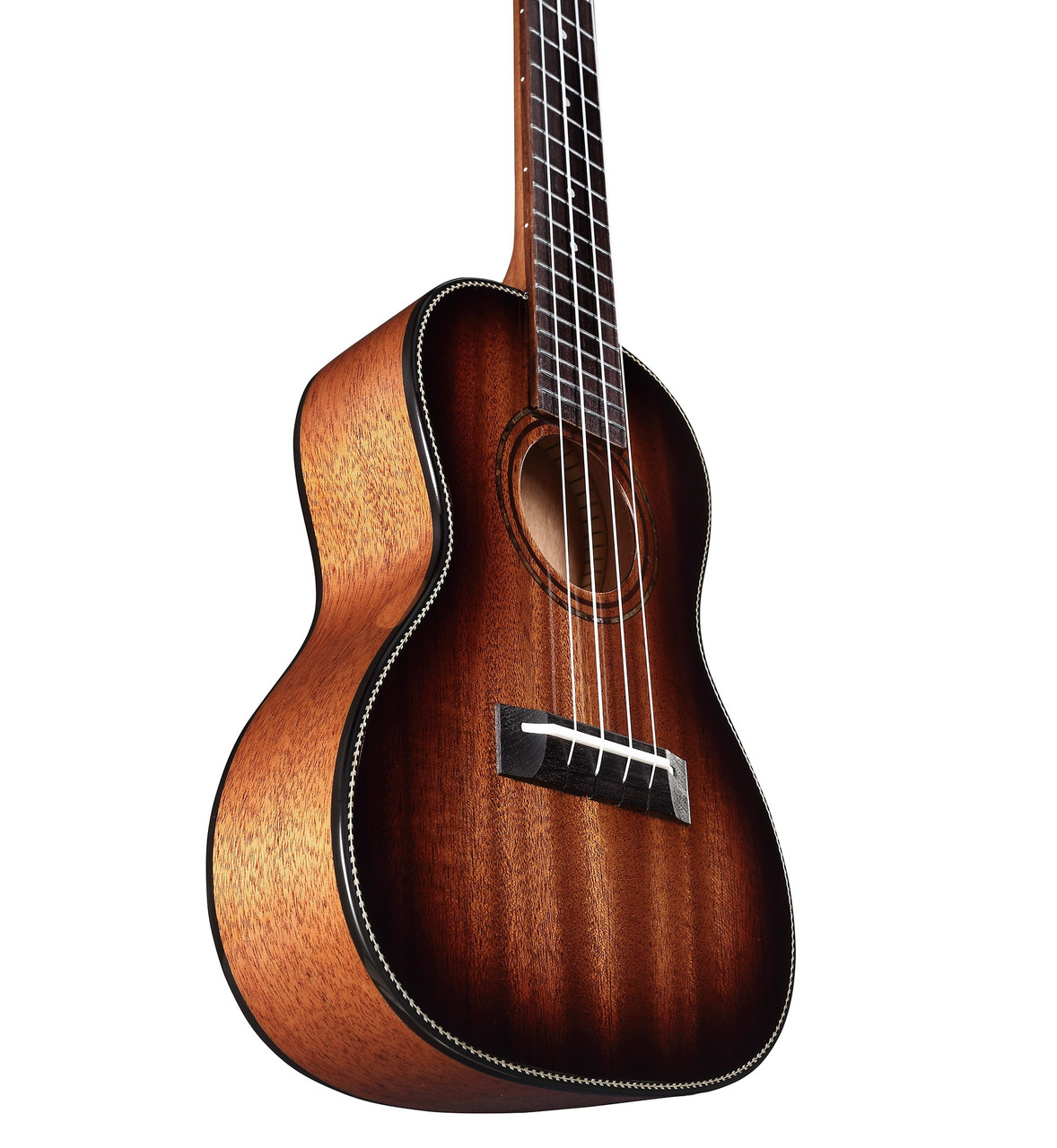 Alvarez Artist Concert Ukulele Herringbone SHB Solid Mahogany Top (AU66CSHB) | Musician Madness