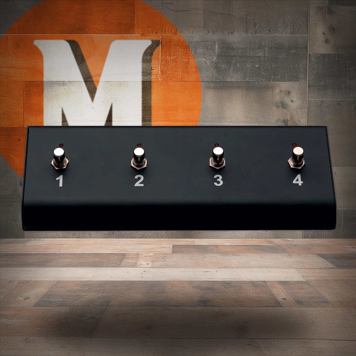 Randall RF4CHB 4 Button Footswitch For RG-RD with LED - Open Box (RF4CHB) | Musician Madness