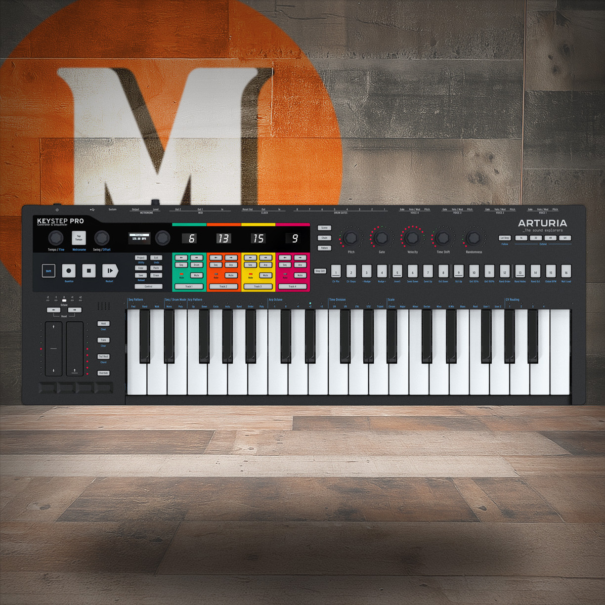 Arturia Keystep Pro 37-key Midi Controller & Sequencer - Black (430212) | Musician Madness