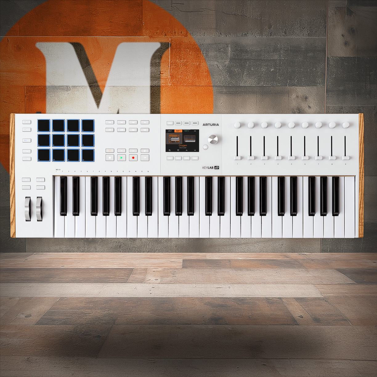 Arturia Keylab Mk3 49-key Midi Controller - White (231621) | Musician Madness