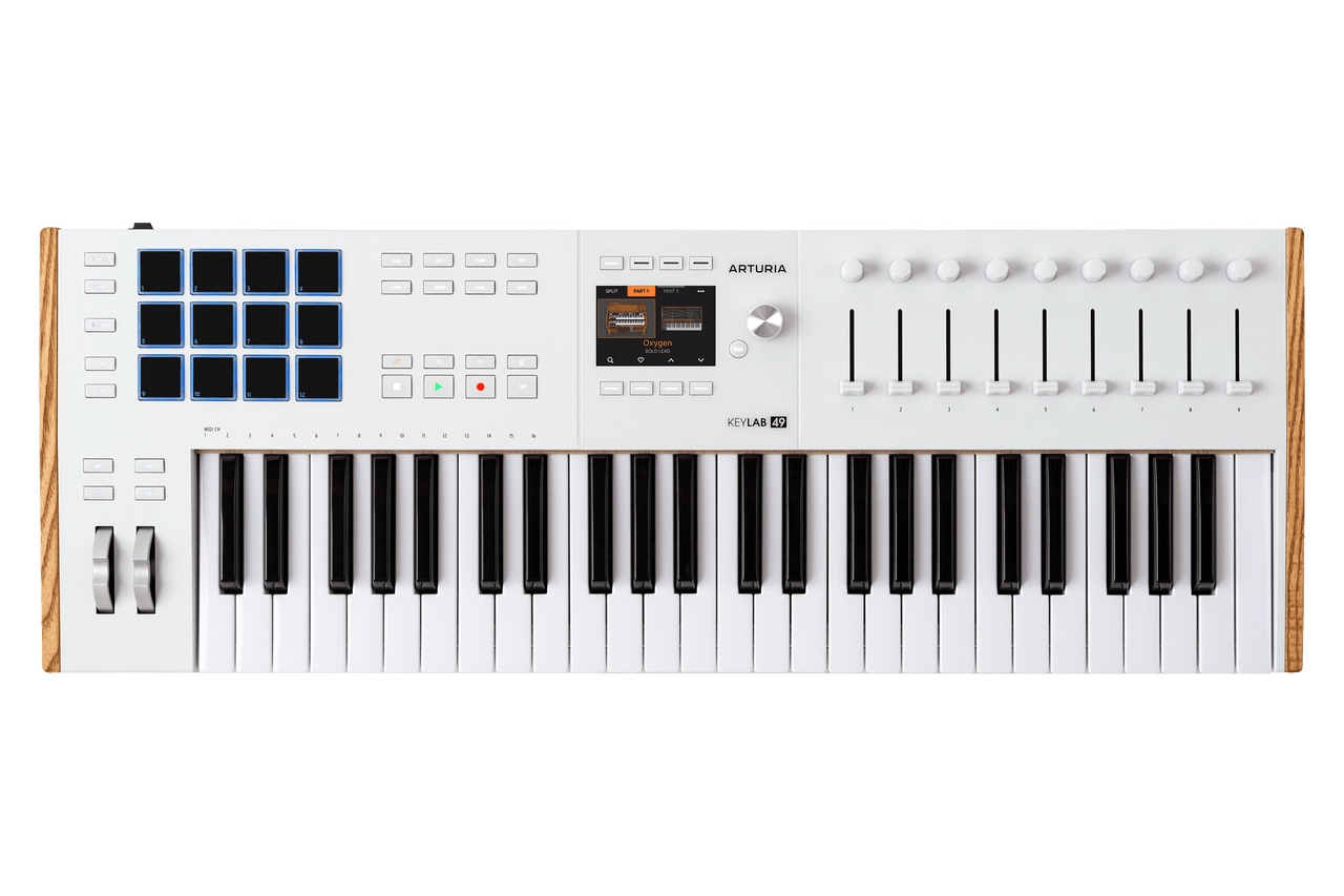 Arturia Keylab Mk3 49-key Midi Controller - White (231621) | Musician Madness