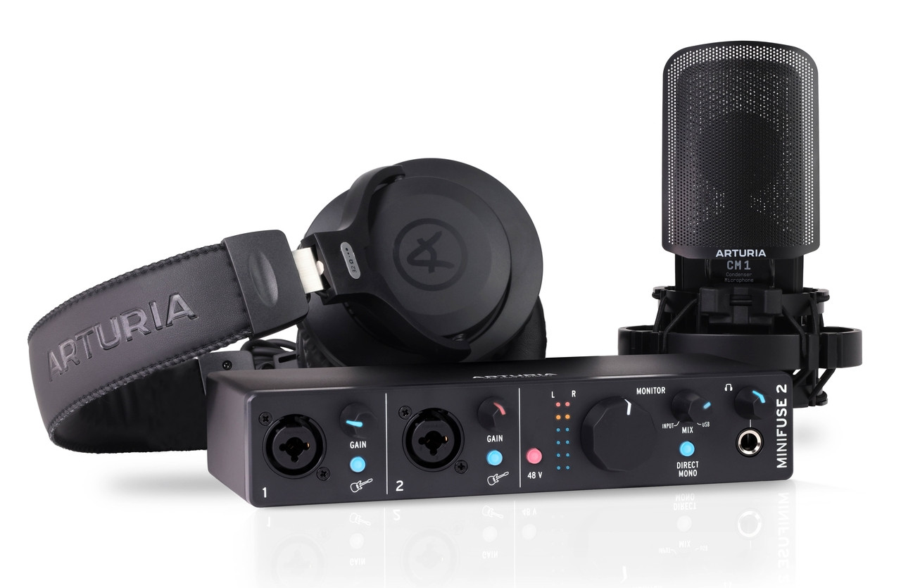 Arturia Minifuse Recording Pack - Black (800202) | Musician Madness