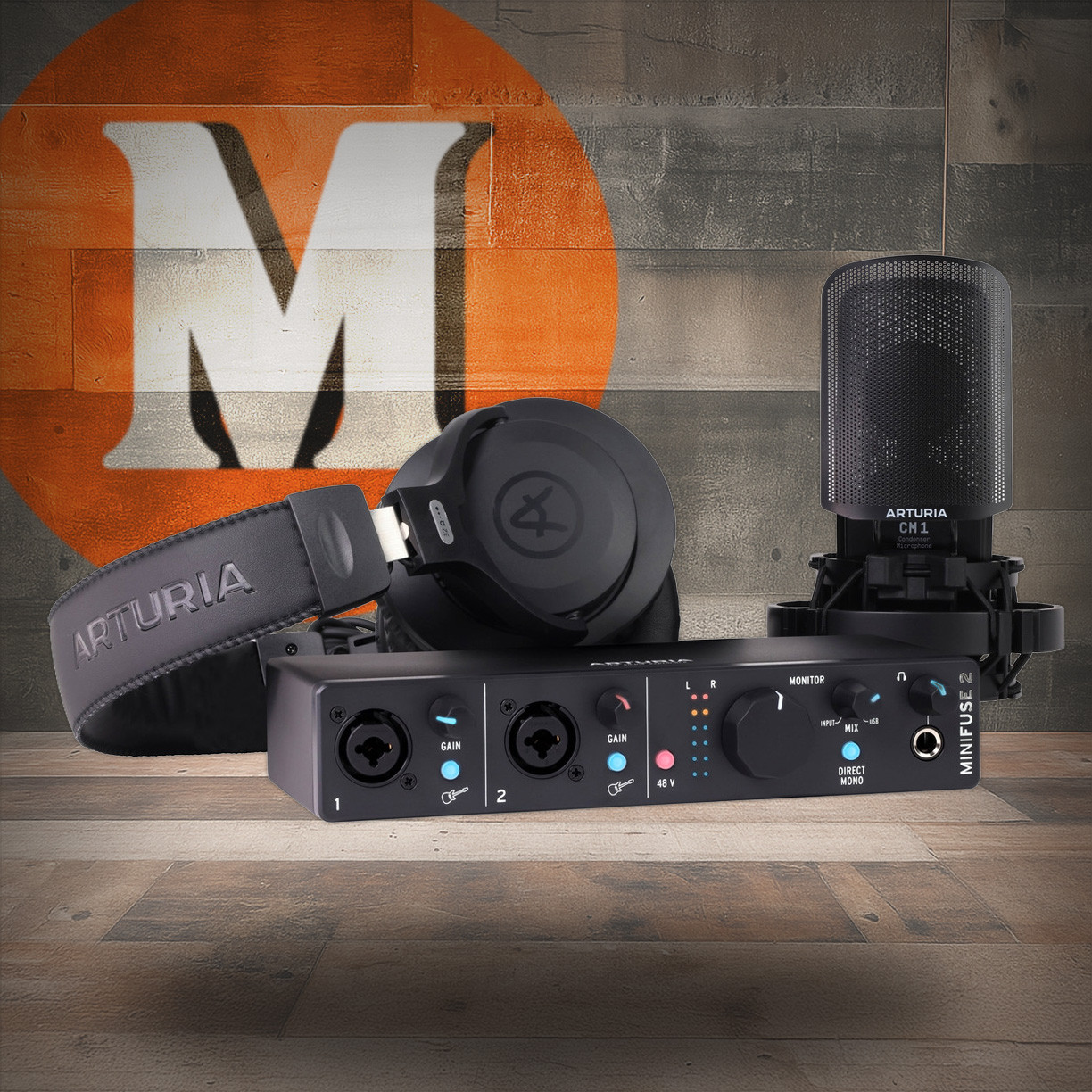 Arturia Minifuse Recording Pack - Black (800202) | Musician Madness
