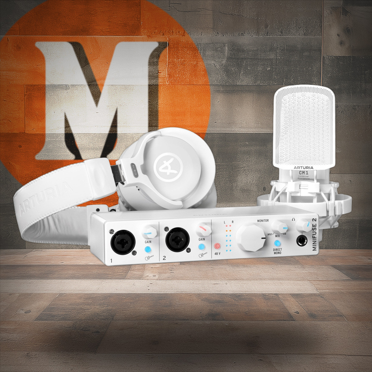 Arturia Minifuse Recording Pack - White (800212) | Musician Madness